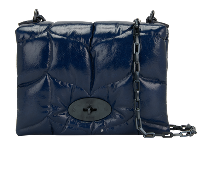Little Softie, &pound;250, Handbags, Navy, Leather, Front view